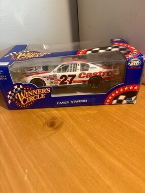 Astr Castrol #27 Die-Cast Race Car in White, Red, Green